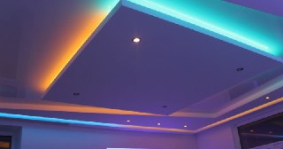 Натяжной потолок с подсветкой Кирово-Чепецк, цена от 2218 руб.